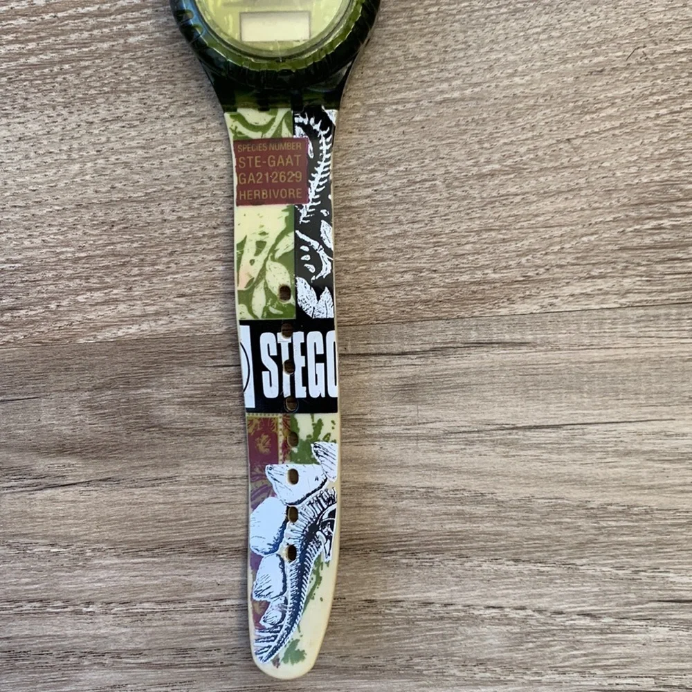 Vintage Jurassic Park digital Dinosaur Wrist Watch Nonworking collectible